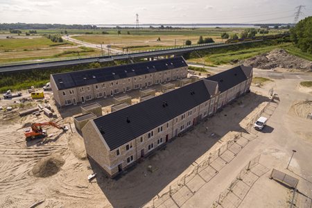 Emergo prefab dak elementen in Almere Zandpoort